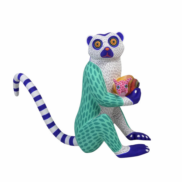 Luis Pablo: Lemur and Snail Woodcarving