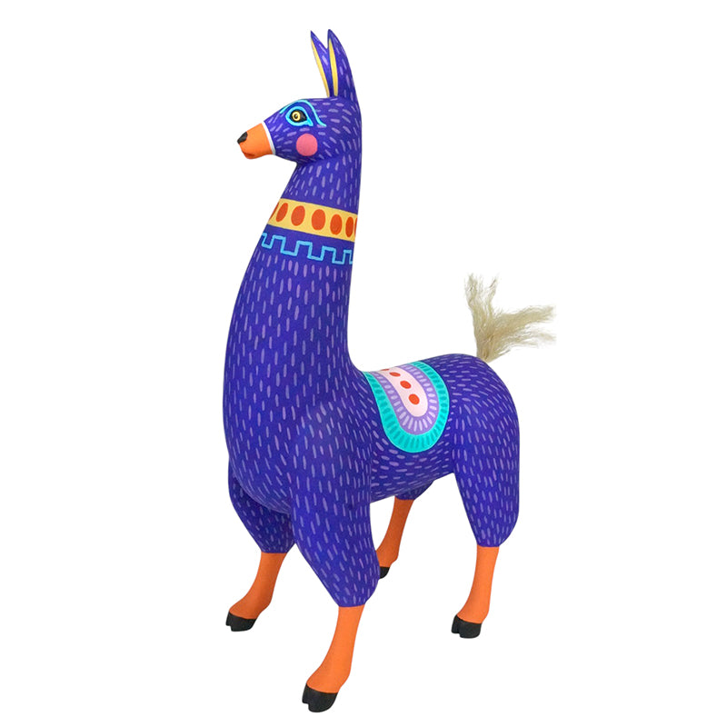 Luis Pablo: Peruvian Llama Woodcarving