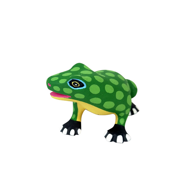 Luis Pablo: Good Luck Frog Woodcarving