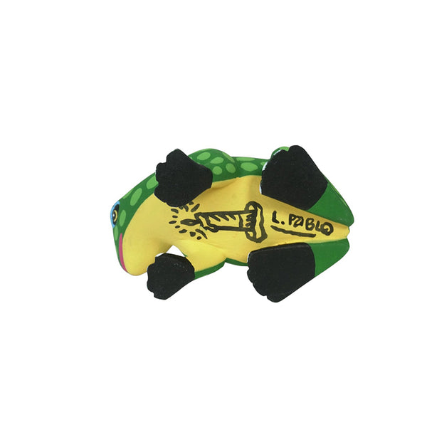 Luis Pablo: Good Luck Frog Woodcarving