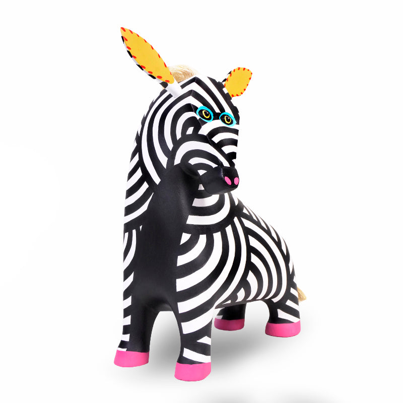 Luis Pablo: Op Art Zebra Alebrije