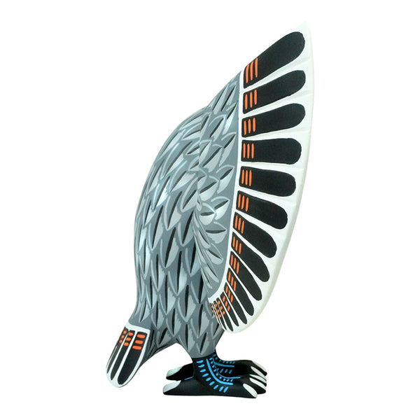 Luis Pablo: Great Grey Owl Wood Sculptture