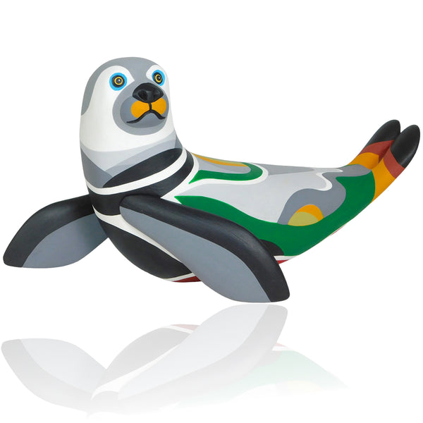 Luis Pablo: Modern Art Seal Woodcarving