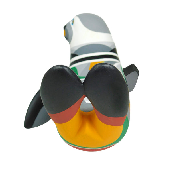 Luis Pablo: Modern Art Seal Woodcarving