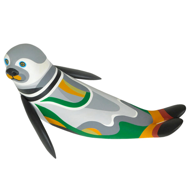 Luis Pablo: Modern Art Seal Woodcarving