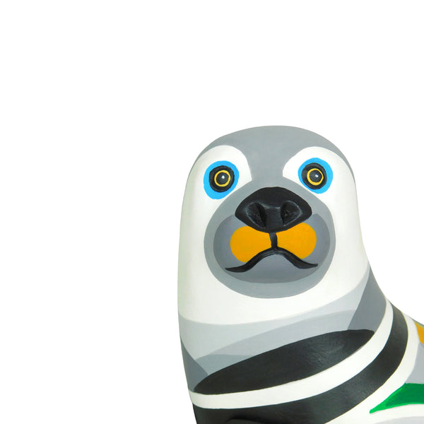 Luis Pablo: Modern Art Seal Woodcarving