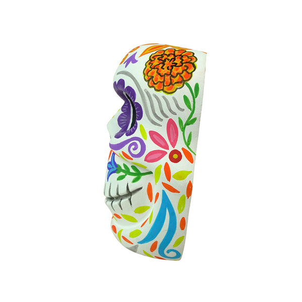 Luis Pablo: Sugar Skull Mask Woodcarving