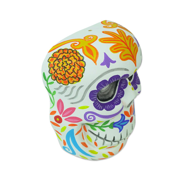 Luis Pablo: Sugar Skull Mask Woodcarving