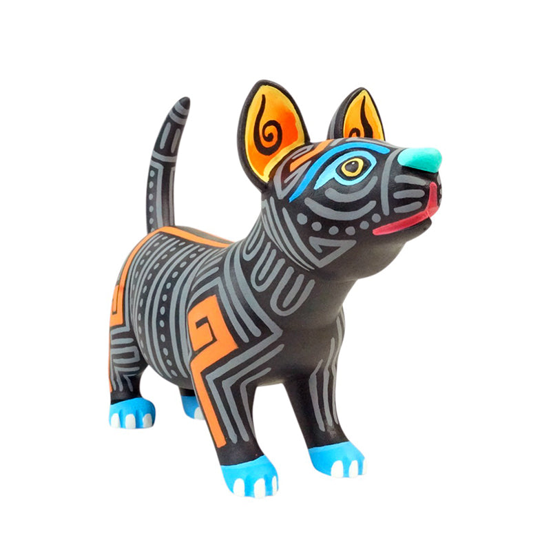 Luis Pablo: Dog Woodcarving