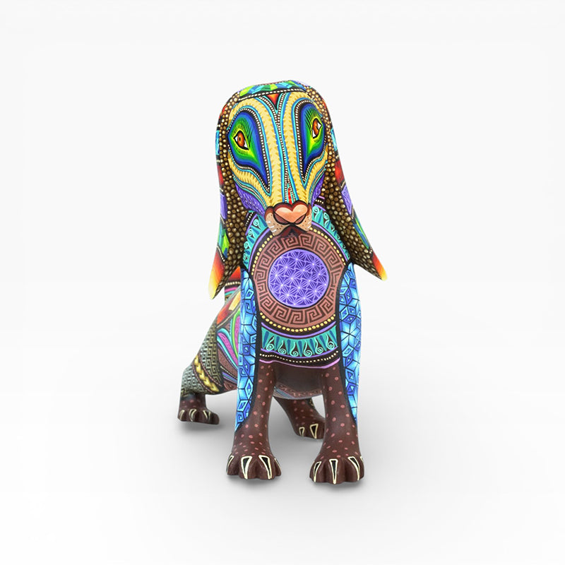 Magaly Fuentes: Adorable Dog Woodcarving