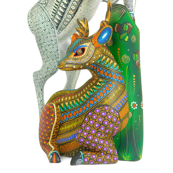 Manuel Cruz: One Piece Sculpture Deer & Fawn