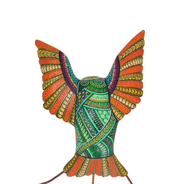 Manuel Cruz: Marvelous Spatuletail Hummingbird Woodcarving