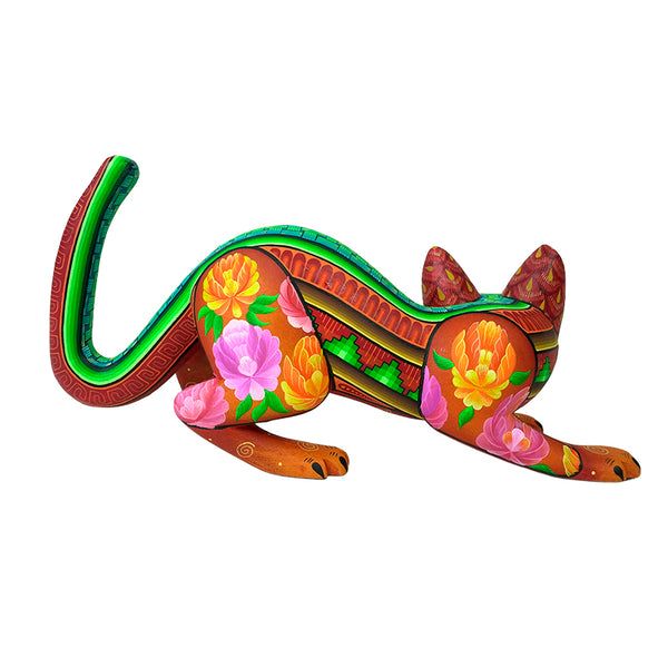 Maria Fuentes:Tehuana Flower Cat
