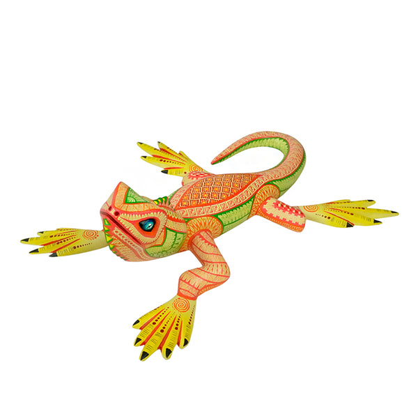 Lizard Alebrije wood carved figurine