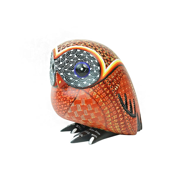 Mario Castellanos: Pygmy Owl Woodcarving