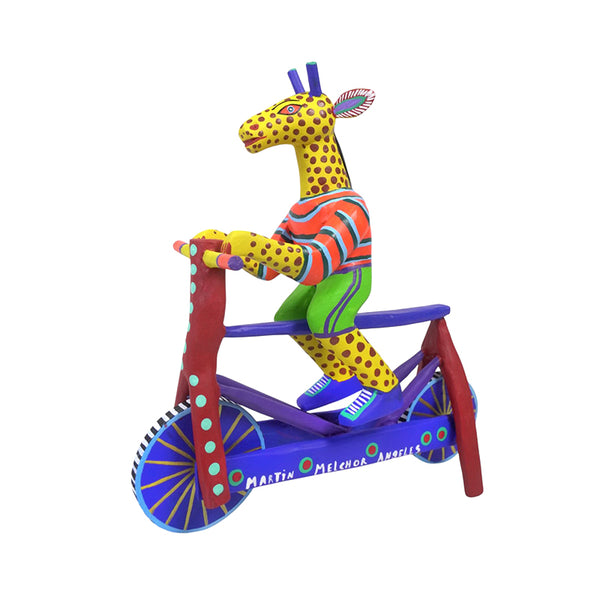 Martin Melchor: Giraffe on Bicycle Oaxaca