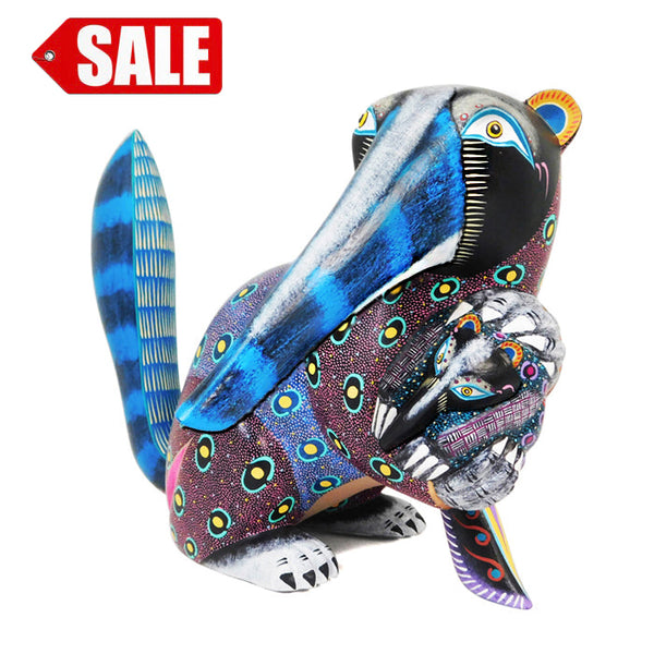 Max Morales: Anteater & Baby Woodcarving