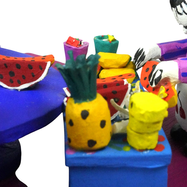 Maximino Santiago: Panda Restaurant Alebrije Scene