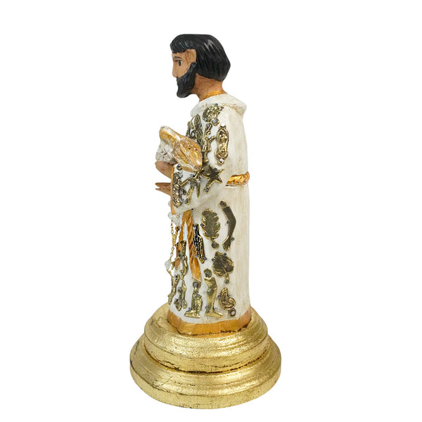 Milagros: St. Francis of Assisi Sculpture Woodcarved