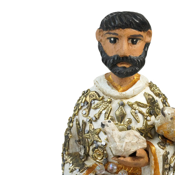 Milagros: St. Francis of Assisi Sculpture Woodcarved