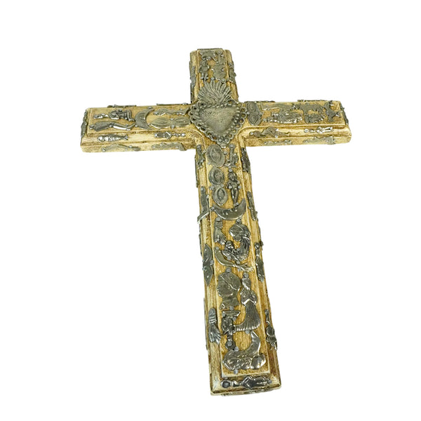 Milagros: Sacred Heart Wall Cross