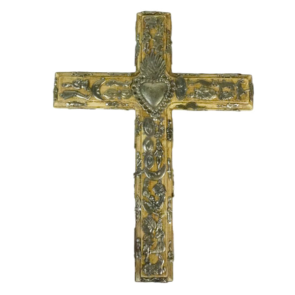 Milagros: Sacred Heart Wall Cross