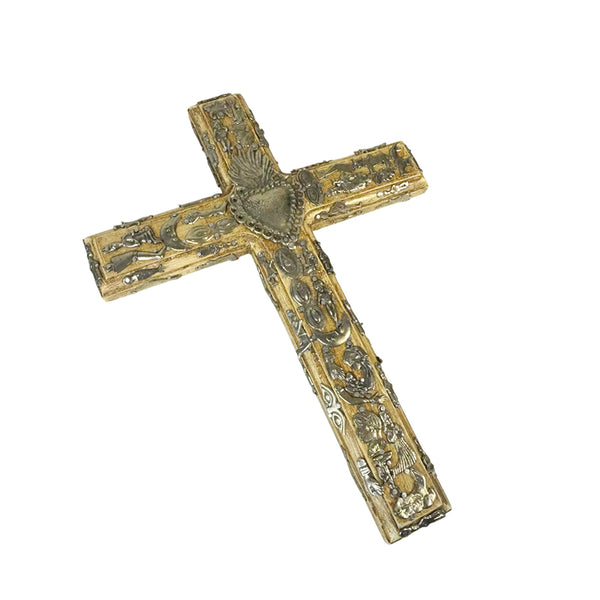 Milagros: Sacred Heart Wall Cross