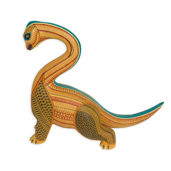 Mexican dinosaur wood figure