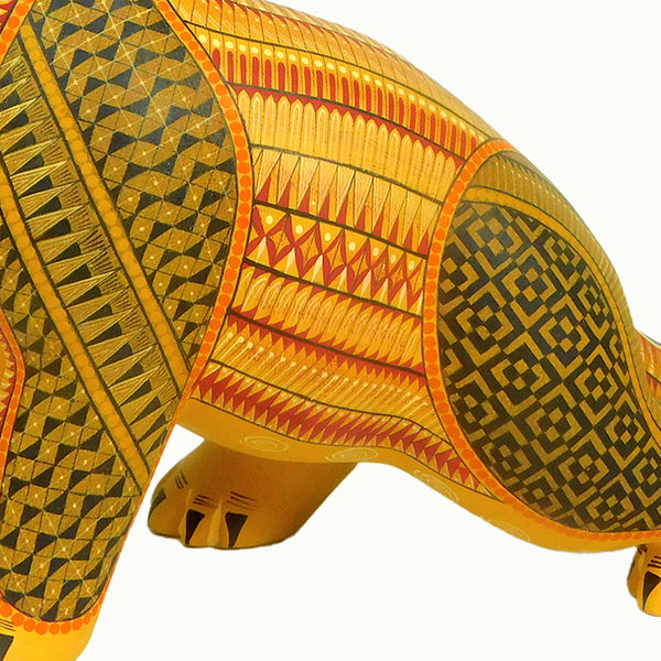 Oaxacan woodcarving pattern