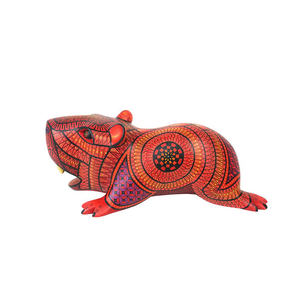 Nicolas Morales: Baby Capybara Woodcarving