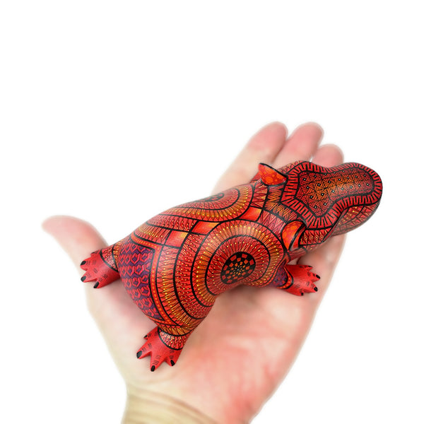 Nicolas Morales: Baby Capybara Woodcarving