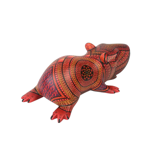 Nicolas Morales: Baby Capybara Woodcarving