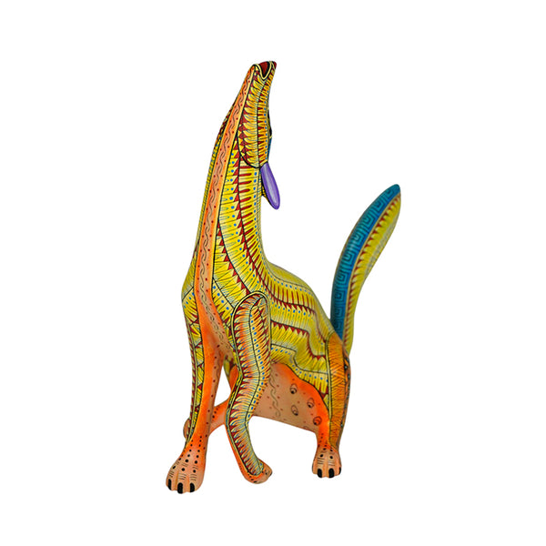 Nicolas Morales: Coyote Woodcarving