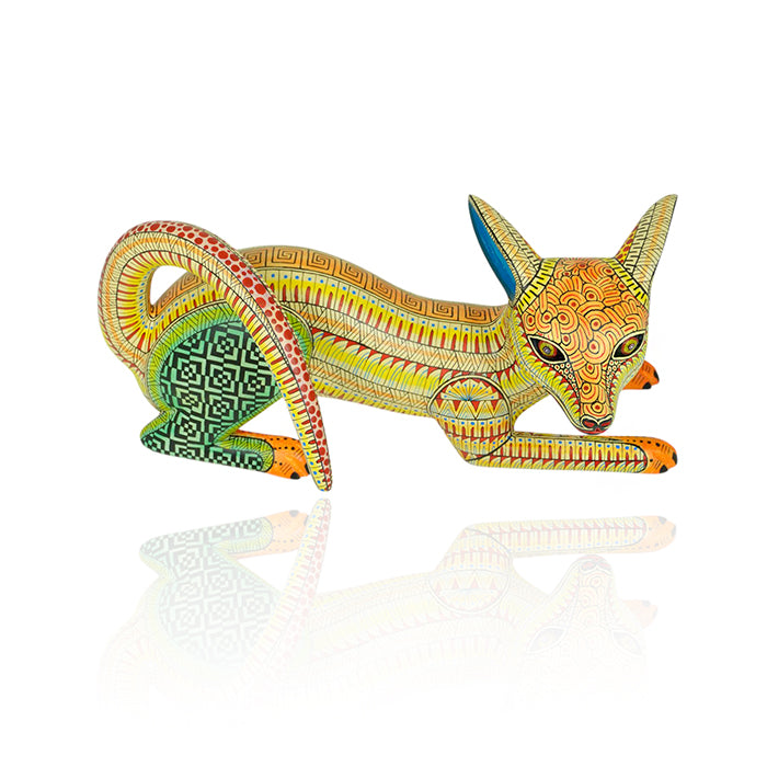 Nicolas Morales: Elegant Dog Woodcarving