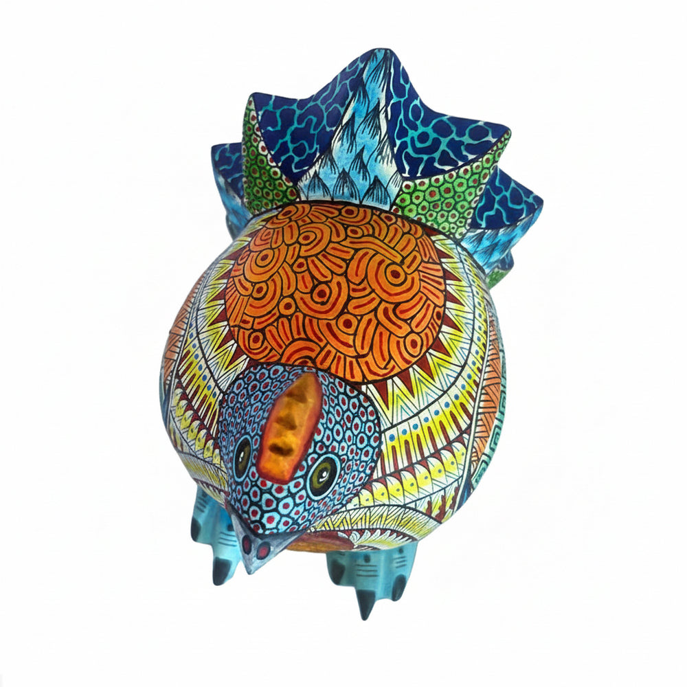 Nicolas Morales: Little Hen Woodcarving
