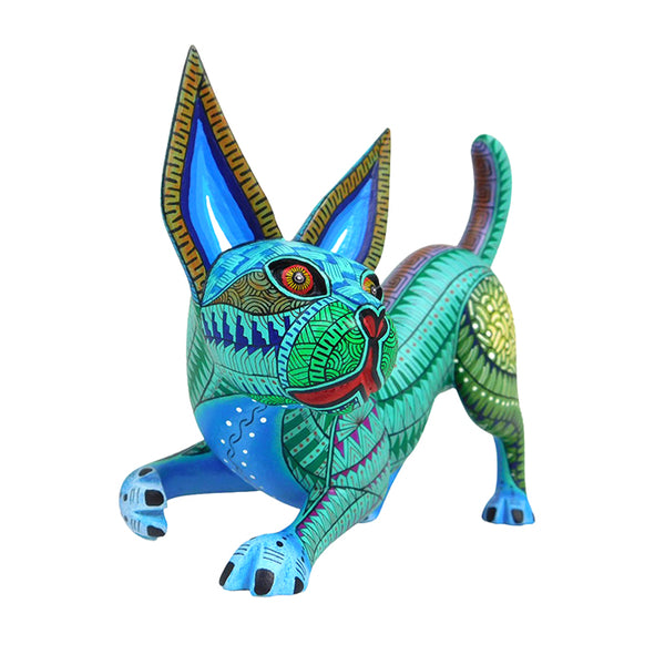 Nicolas Morales: Jade Lynx Woodcarving