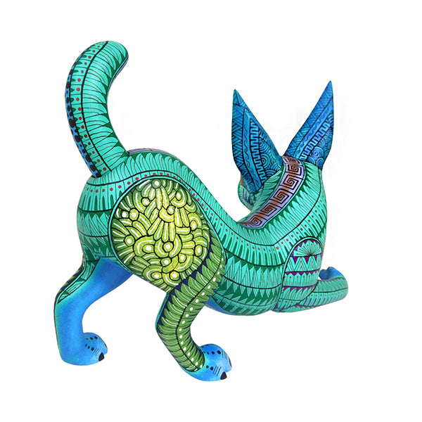 Nicolas Morales: Jade Lynx Woodcarving