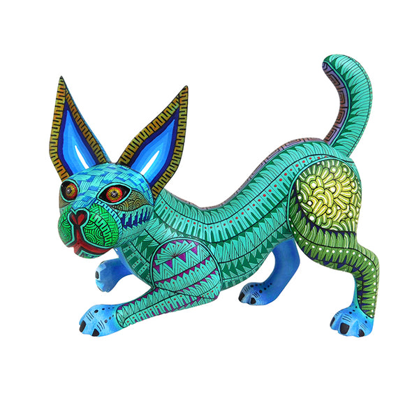 Nicolas Morales: Jade Lynx Woodcarving