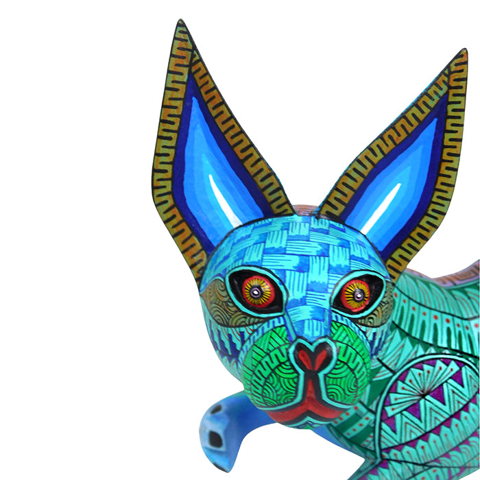 Nicolas Morales: Jade Lynx Woodcarving