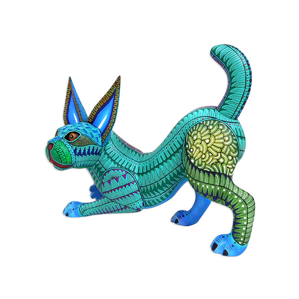 Nicolas Morales: Jade Lynx Woodcarving