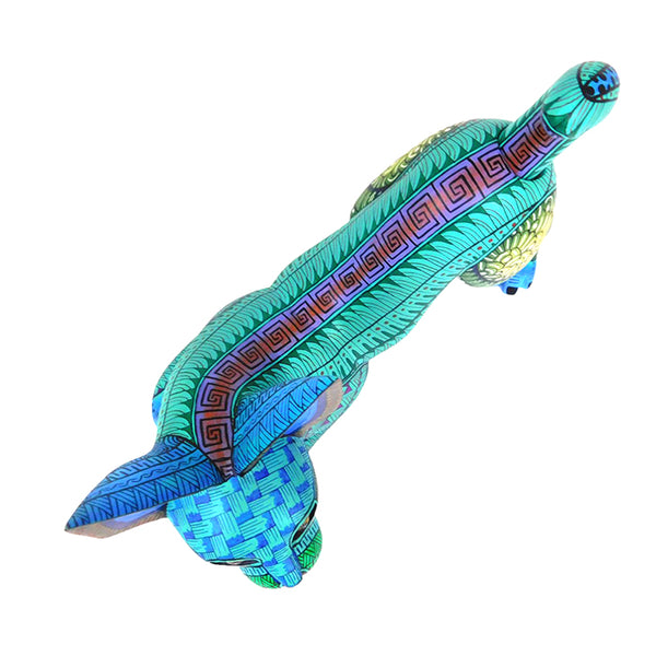 Nicolas Morales: Jade Lynx Woodcarving