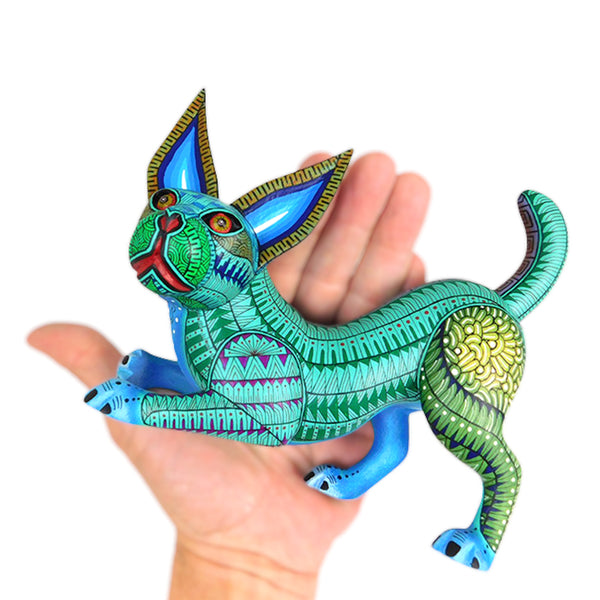 Nicolas Morales: Jade Lynx Woodcarving