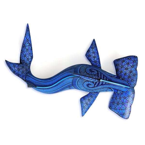 (LYWY ) Nicolas Morales: Great Hammerhead Shark Woodcarving Final Payment