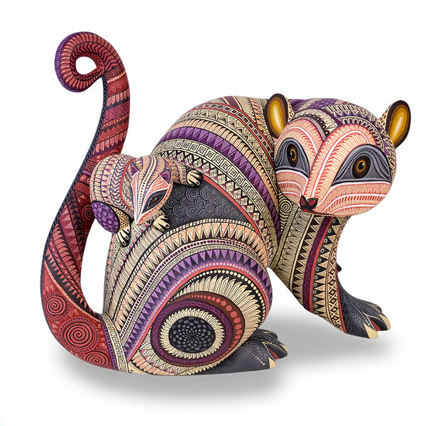 Isabel Fabian: Masterpiece Opossum & Baby Alebrije