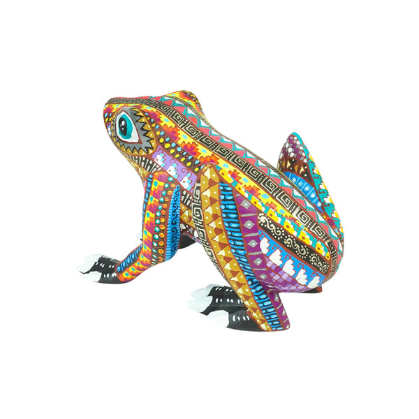 Oscar Carrillo: Good Luck Frog Woodcarving