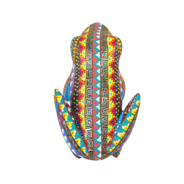 Oscar Carrillo: Good Luck Frog Woodcarving