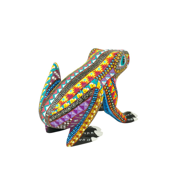 Oscar Carrillo: Good Luck Frog Woodcarving