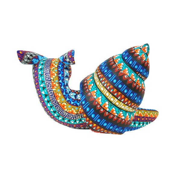 Oscar Carrillo: Snail-Owl Fusion Woodcarving