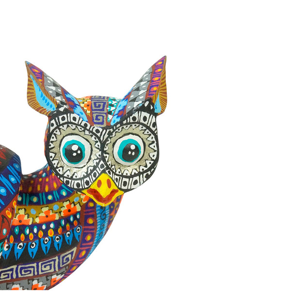 Oscar Carrillo: Snail-Owl Fusion Woodcarving