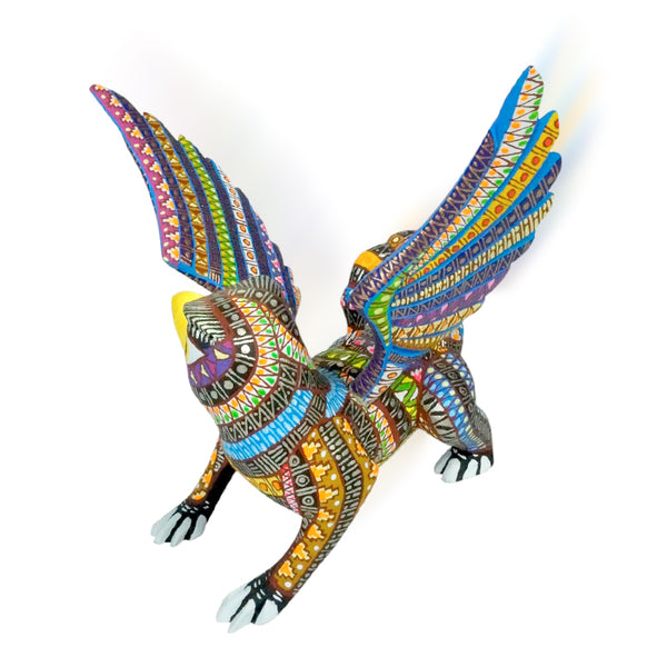 Oscar Carrillo: Little Griffin Woodcarving